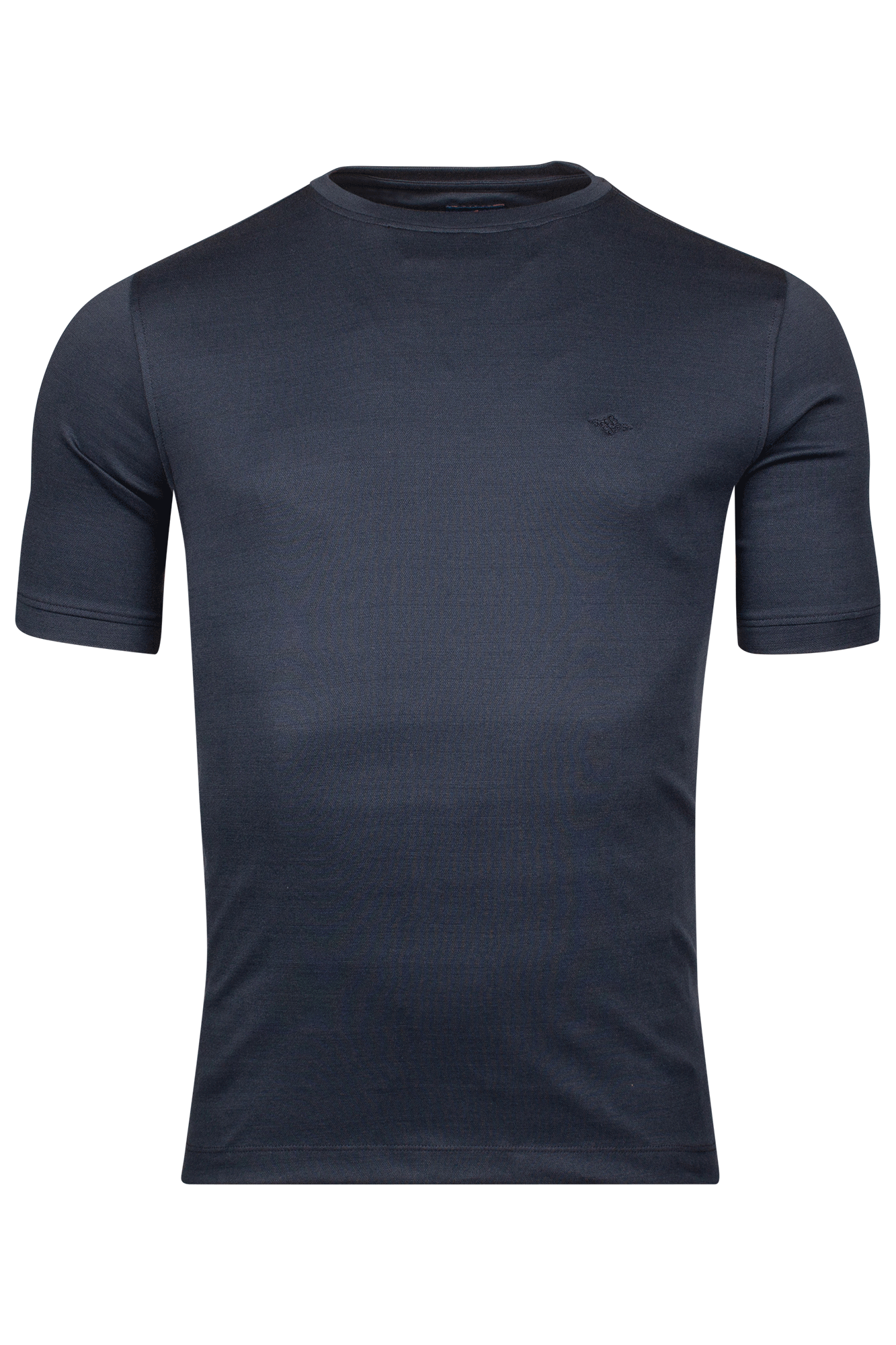 Katoenmix Basic T-shirt - Navy