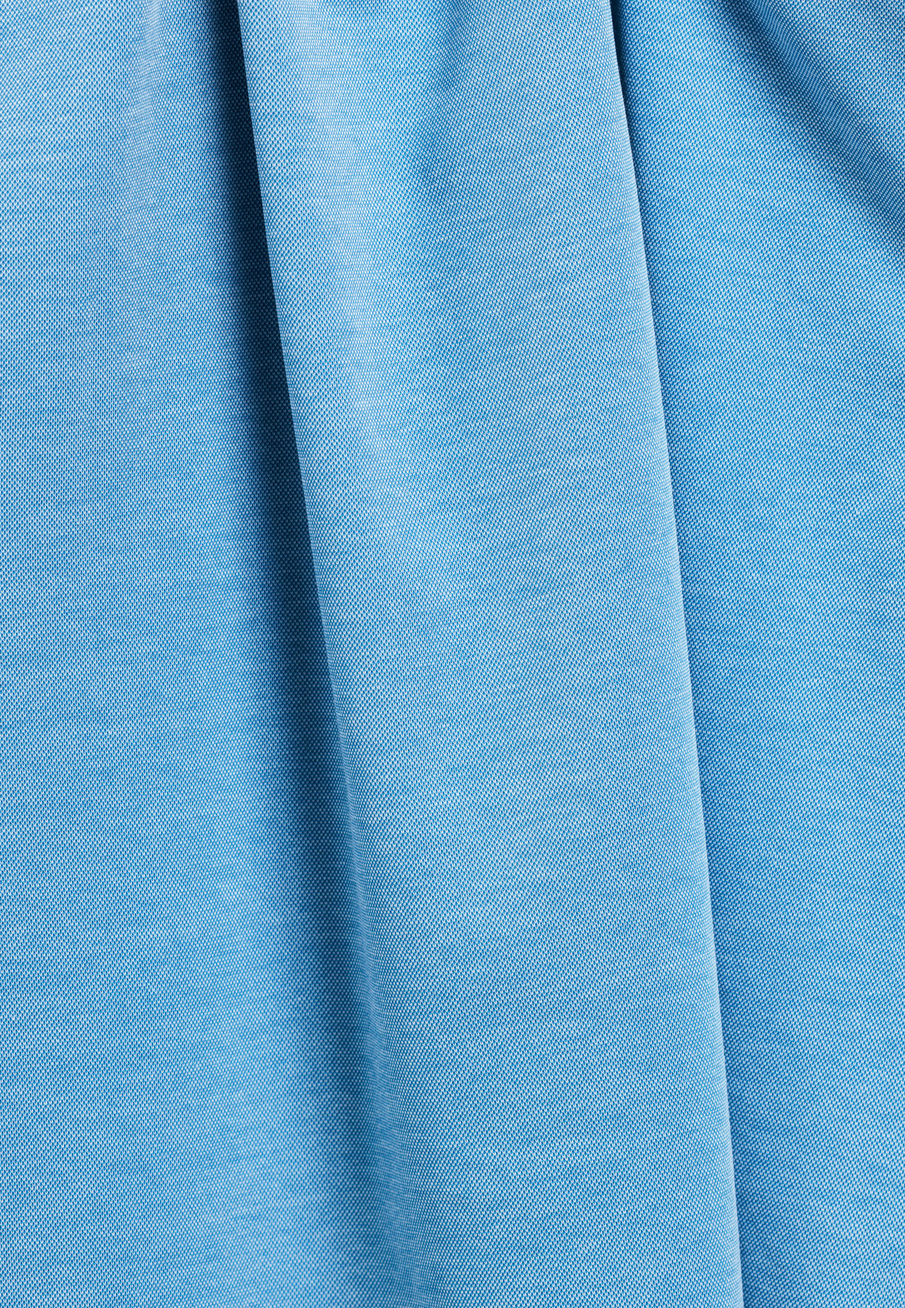 Katoenmix Basic T-shirt - Delft Blue