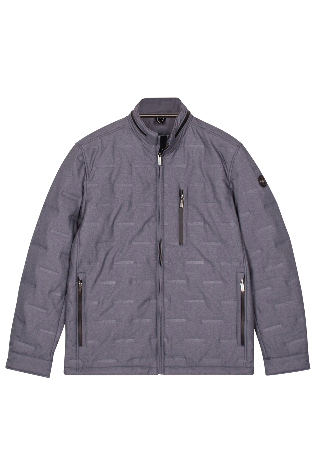 Technische jas met embossed twill - Blue