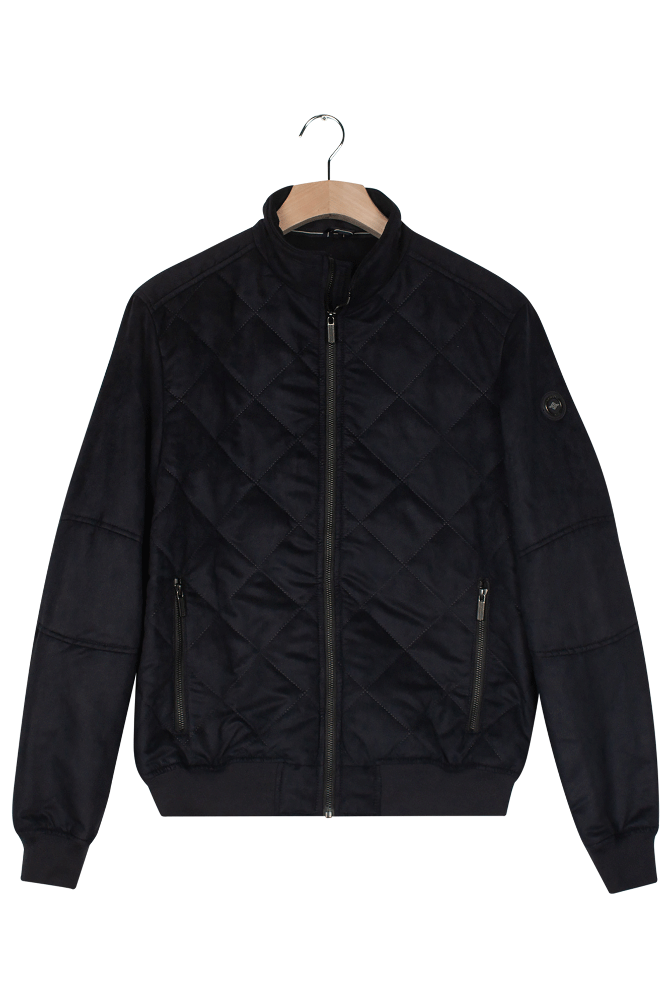 Bomberjack met quilted front - Blue