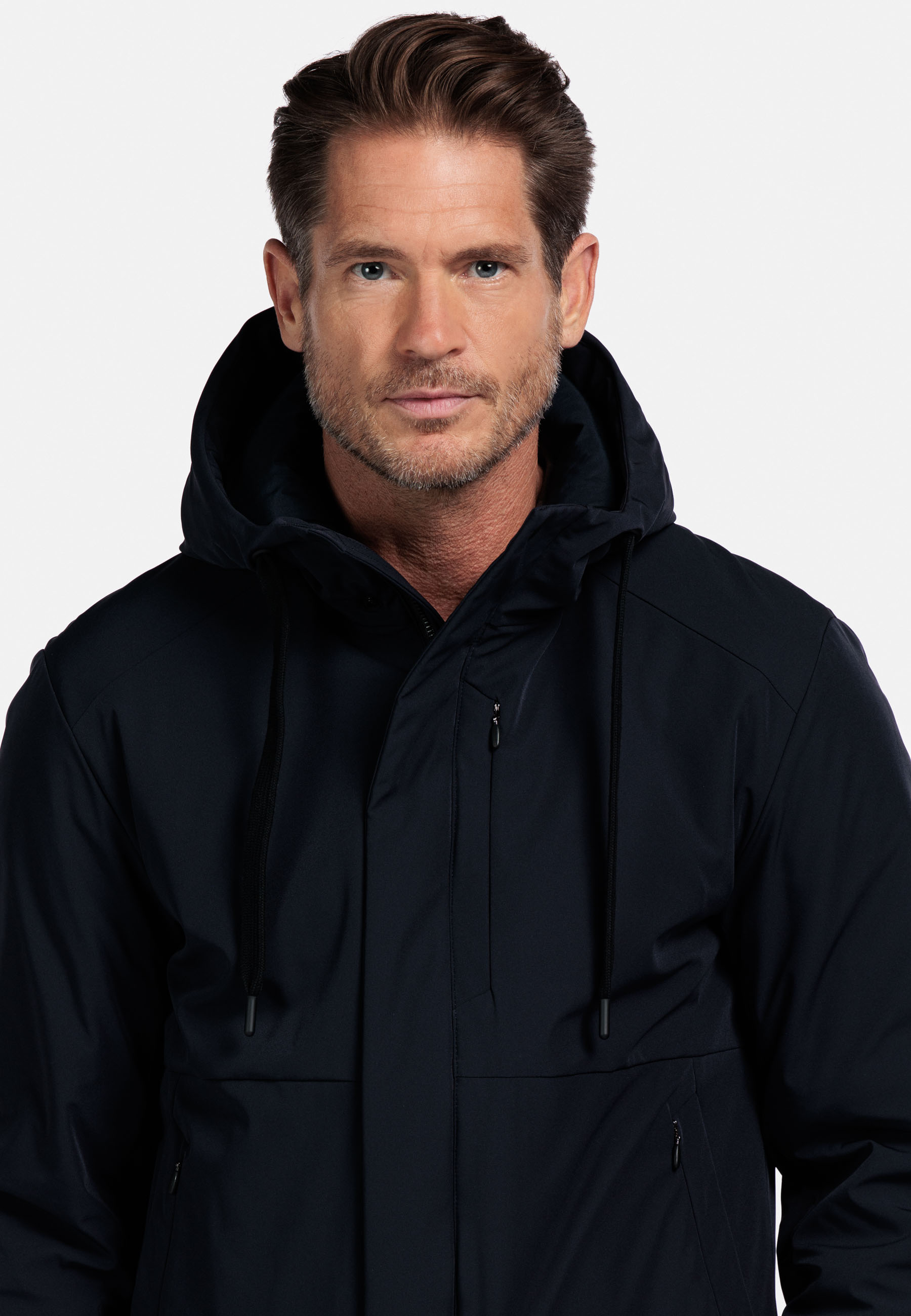 Technische outdoorjas met capuchon - Blue