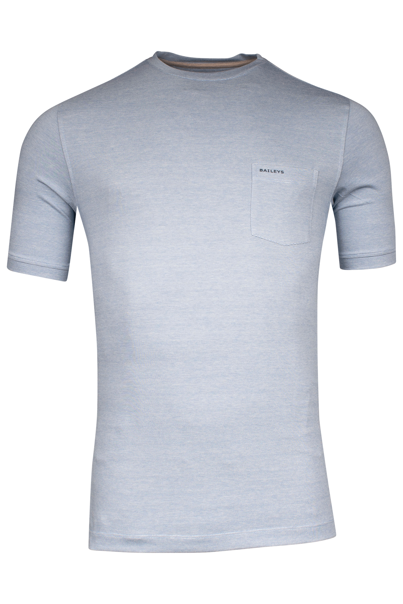 Pima Katoen T-shirt - Denim Blue