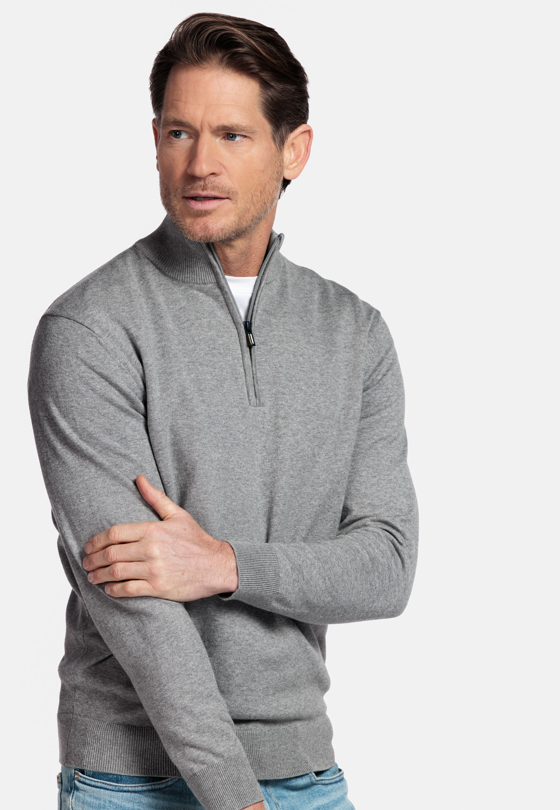 Half zip pullover - Grey 