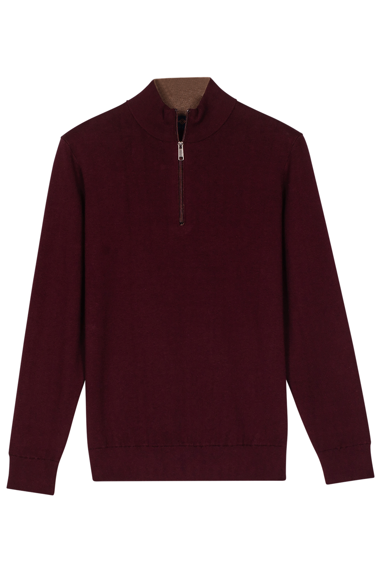 Fijngebreid katoen-cashmere trui - Purple