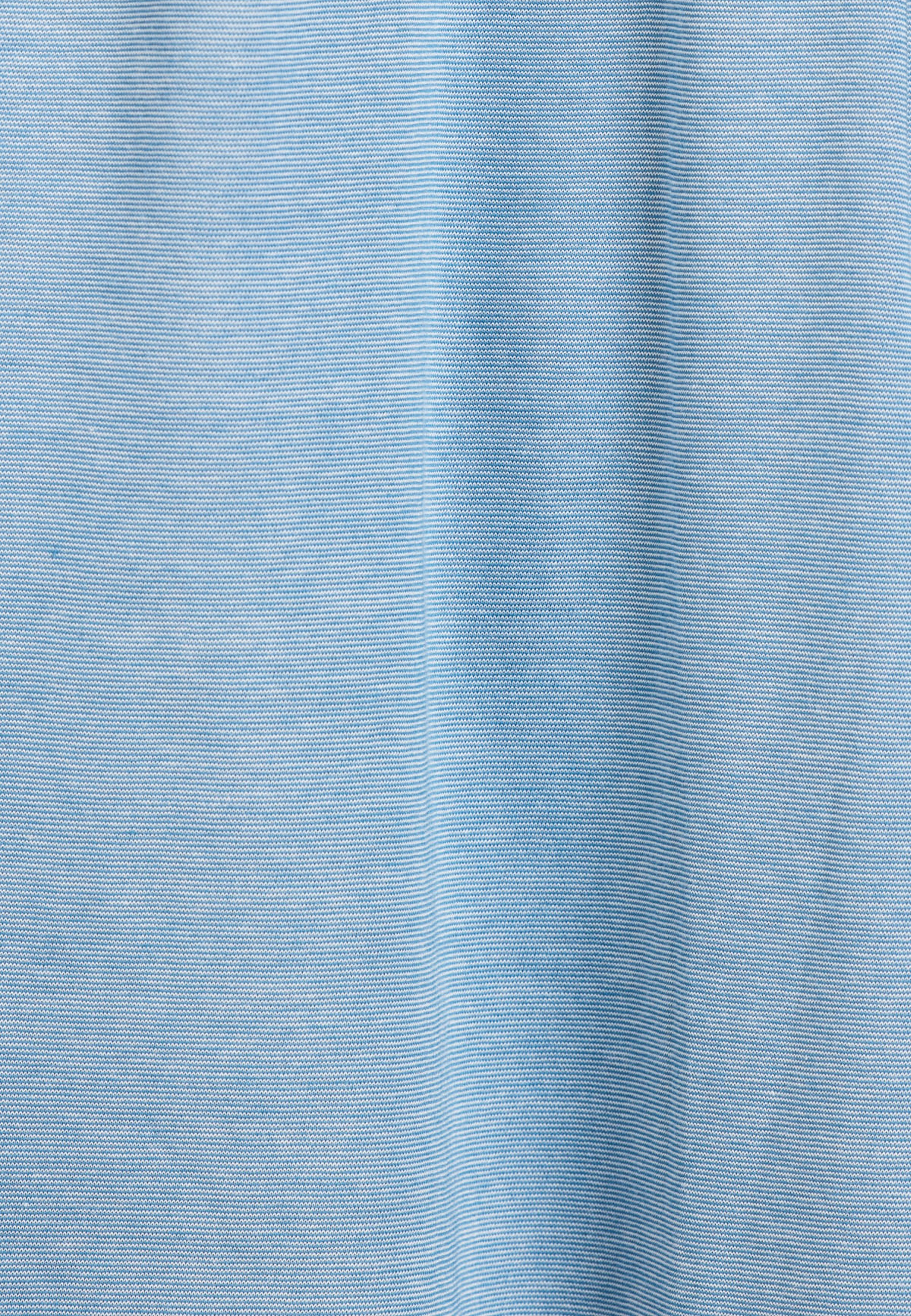 Pima Katoen T-shirt - Denim Blue