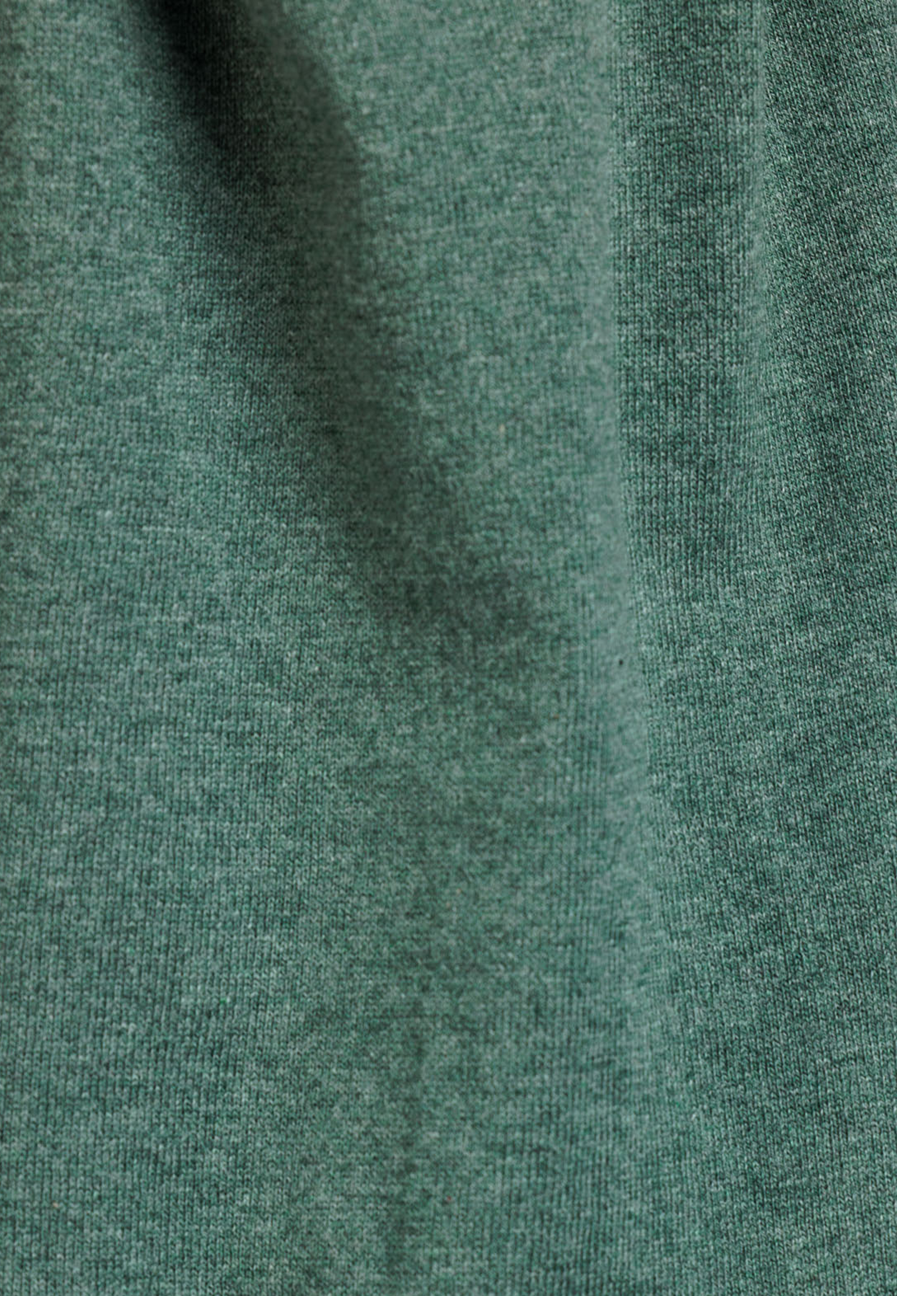 Gebreide polo met rits - Groen 